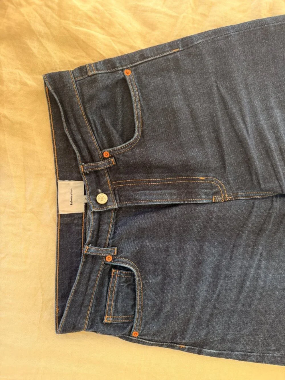 Reformation Cary High Rise Slouchy Wide Leg Jeans - Picture 5 of 6